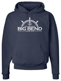 Hanes Unisex Ecosmart® Hooded Sweatshirt in Navy
