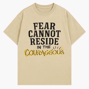 Courageous Collection Natural(Beige) Oversized Tee