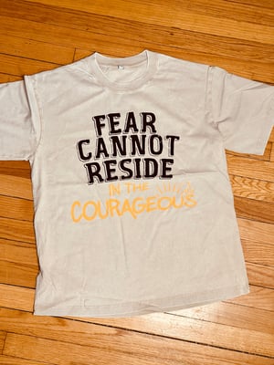 Courageous Collection Natural(Beige) Oversized Tee
