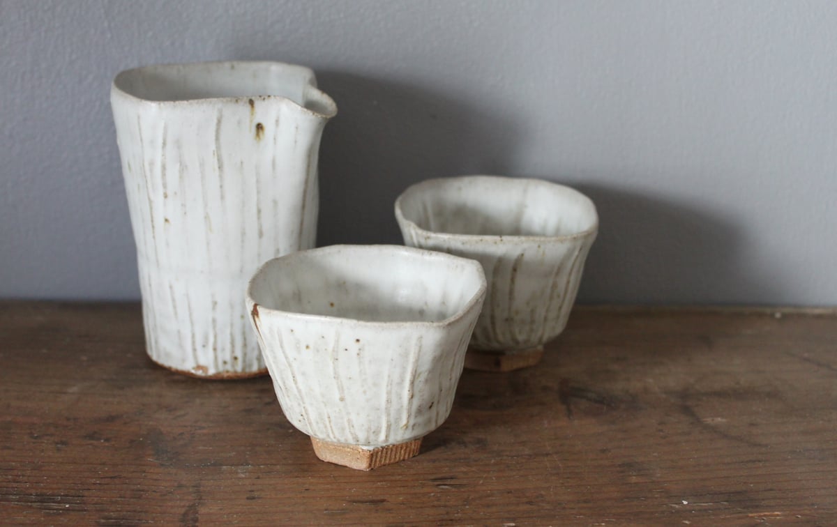 Image of Pourer and cup set.