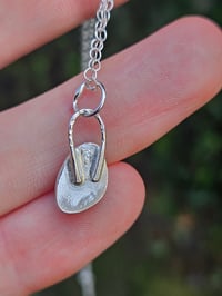 Image 8 of Dainty Cornish Seaglass Necklace - Green 