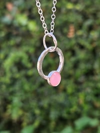 Image 4 of Mother of Pearl Hoop Necklace 