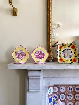 Image of Lustreware Wall Sconce - Churchyard