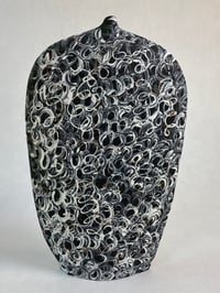 Indi Black, white swirls- Joanne Rebek