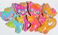 Image 1 of Handmade Paisley the Cat Feltie Pillow Toy