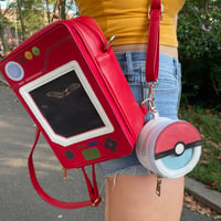 Pokedex Ita Bag, Pokeball Coin Pouch & Eevee Enamel Pin (Pre-Order) - NEW!