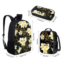 Image 2 of Yellow Plumeria Back Pack Combo Set