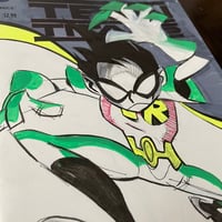 Image 1 of Teen Titans  ROBIN sketch cover comic