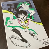 Image 4 of Teen Titans  ROBIN sketch cover comic