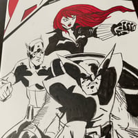 Image 1 of AVENGERS sketch cover comic