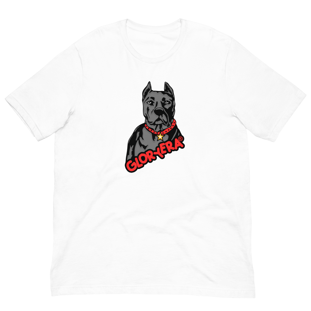 Image of GLORYERA® DOG TEE (WHITE/RED)
