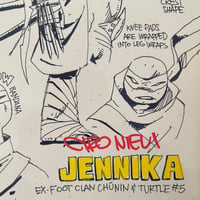 Image 1 of IDW TMNT #100 Jennnika concept art variant cover