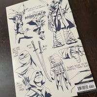 Image 3 of IDW TMNT #100 Jennnika concept art variant cover