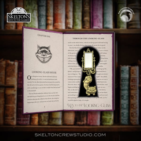 Image of Skelton's Keys to the Classics: Key to the Looking-Glass from Through the Looking Glass!