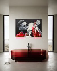 GRAEME SHINNIE ABERDEEN SCOTTISG CUP FINAL WINNER ORIGINAL PAINTING