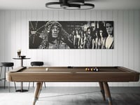 THE WARRIORS HUGE 6FT LONG PAINTING
