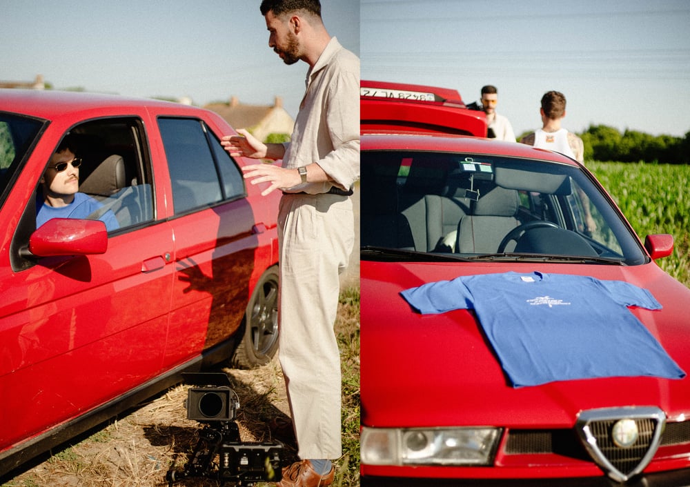 Image of Tee shirt FANGIO bleu roi