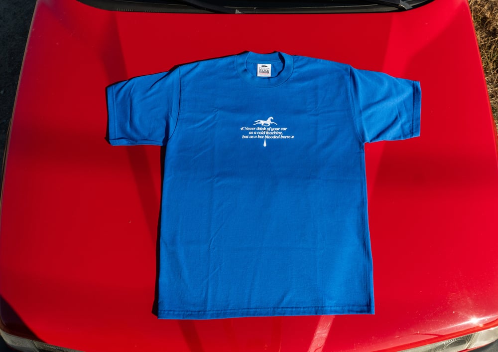 Image of Tee shirt FANGIO bleu roi