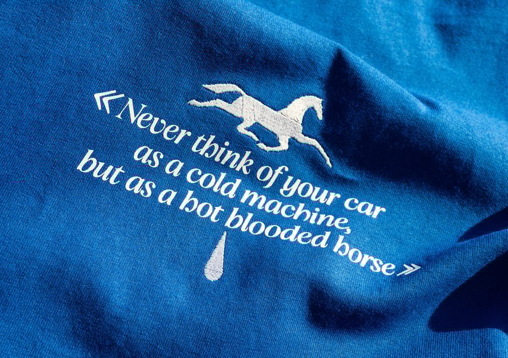 Image of Tee shirt FANGIO bleu roi