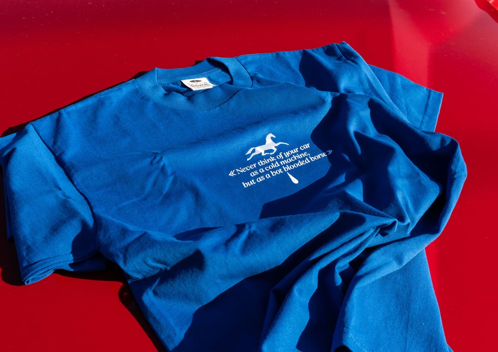 Image of Tee shirt FANGIO bleu roi