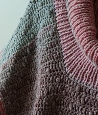 Image 2 of Crochet Poncho with Cowl Neck – Cozy, Elegant & Effortlessly Stylish