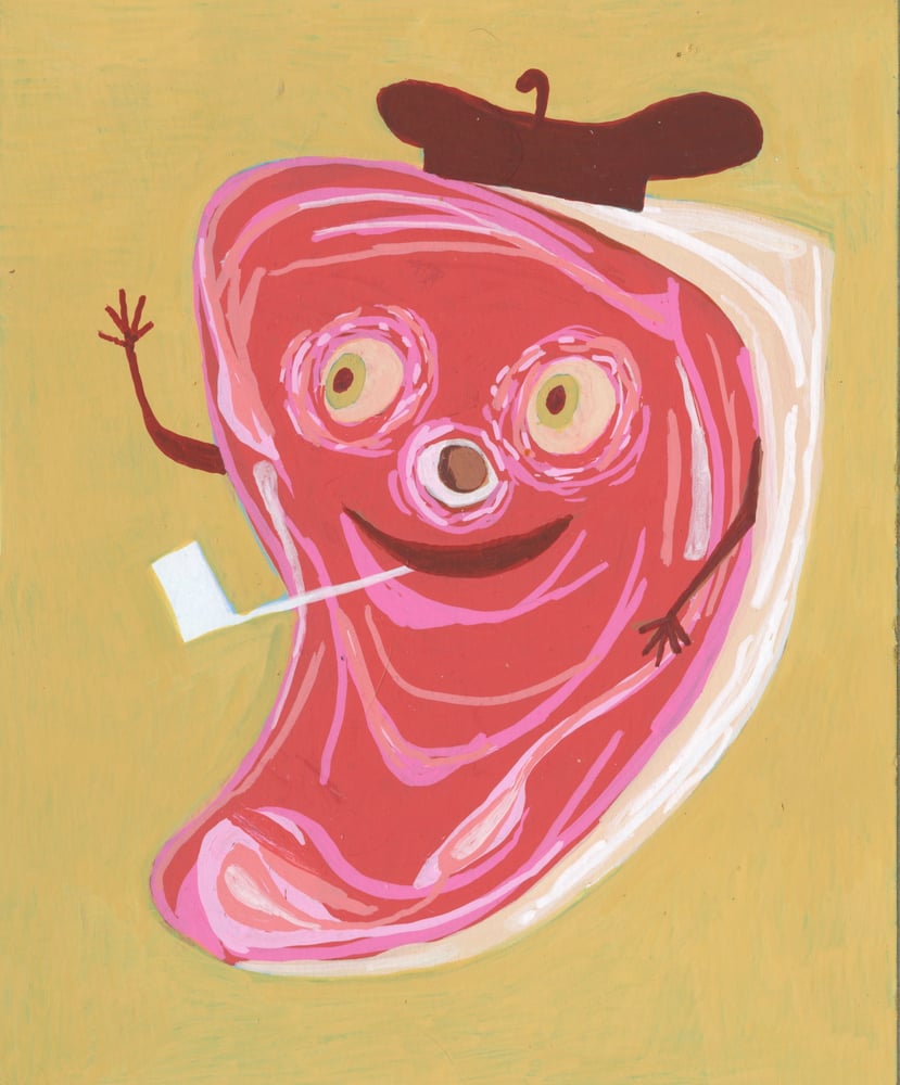 Image of Porterhouse -- original painting
