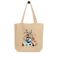 Image 3 of She Dwells in the Garden of Earthy Delights - 100% Organic Cotton - Eco Tote Bag