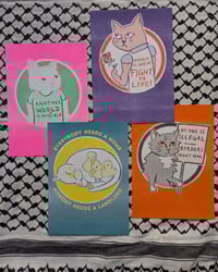 Set of risograph prints