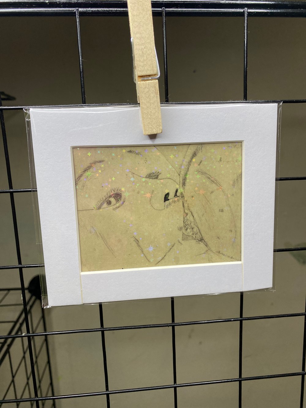 Image of nursing baby print