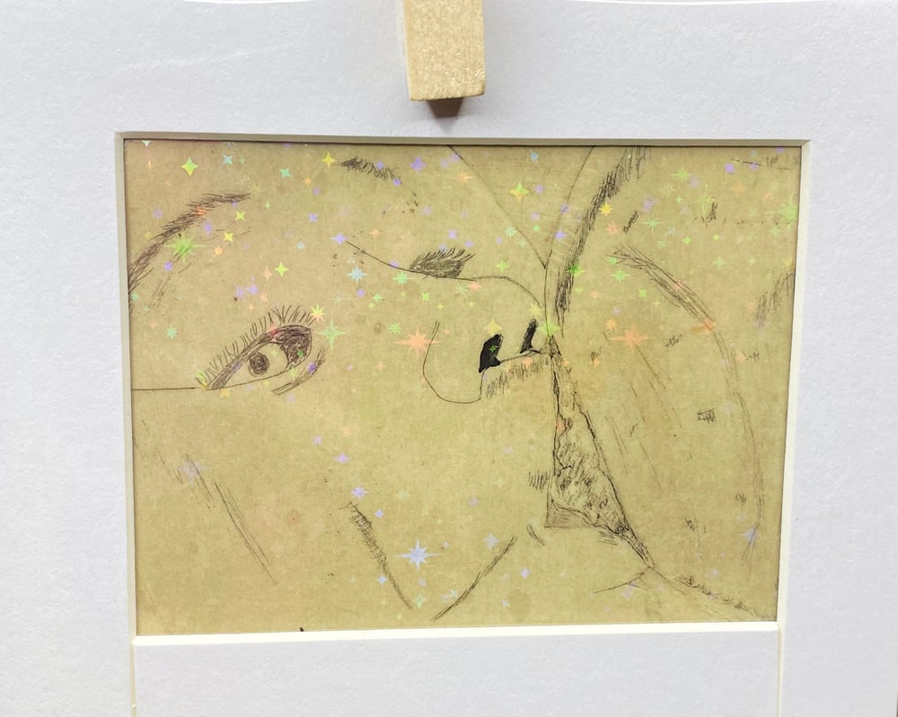 Image of nursing baby print