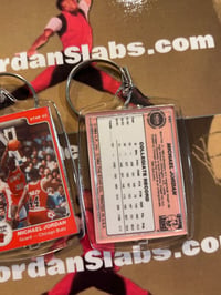 Image 2 of 1985 Star 101 Jordan Keychain/Tree Ornament 