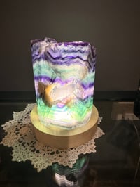 Image 2 of FLUORITE LAMP SHADE 