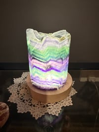 Image 3 of FLUORITE LAMP SHADE 