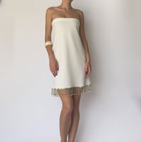 Mini | Tassel Dress White