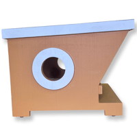 Image 3 of Outdoor Cat House “Palm Springs Meowtel”