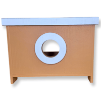 Image 4 of Outdoor Cat House “Palm Springs Meowtel”