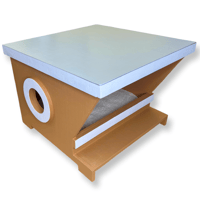 Image 5 of Outdoor Cat House “Palm Springs Meowtel”