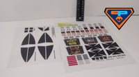 Image 1 of Stickers decals for Mattel Space 1999 Eagle action figure playset diorama 