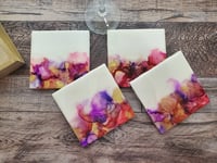 Image 5 of Townsville Workshop - Alcohol Ink Coasters (Set of 4) 