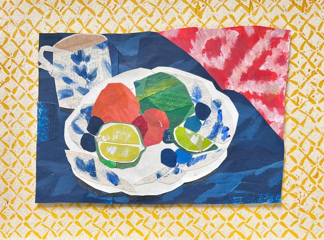 still life w blueberries