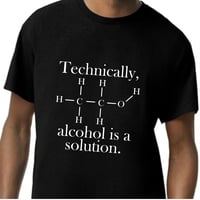 Image 2 of Alcohol is a solution drinkng shirt