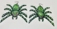 Image 5 of Large Spider Earrings