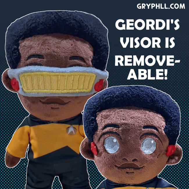 PREORDER - DATA & GEORDI PLUSH