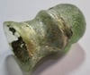 ROMAN MINIATURE GLASS/VIAL 2 1/2 INCHES TALL LOVELY PATINA TRANSLUCENT GLASS