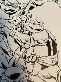 Image 3 of Saturday Morning TMNT issue #25 cover