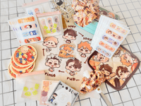 Image 2 of haikyuu • lunchtime with msby: large scrunchies