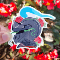 Image 1 of Carnation Helm Sticker - Nature's Reclamation Series