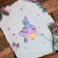 Image 3 of Slumber Moth Sticker - Holographic Finish