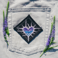 Image 1 of Folk Art Squares - Painted Patches