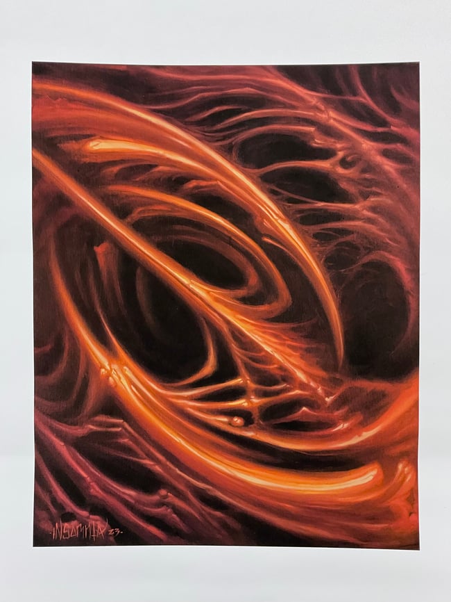 NEW PRINT PRE-ORDER : Bio Organic Oil Painting 